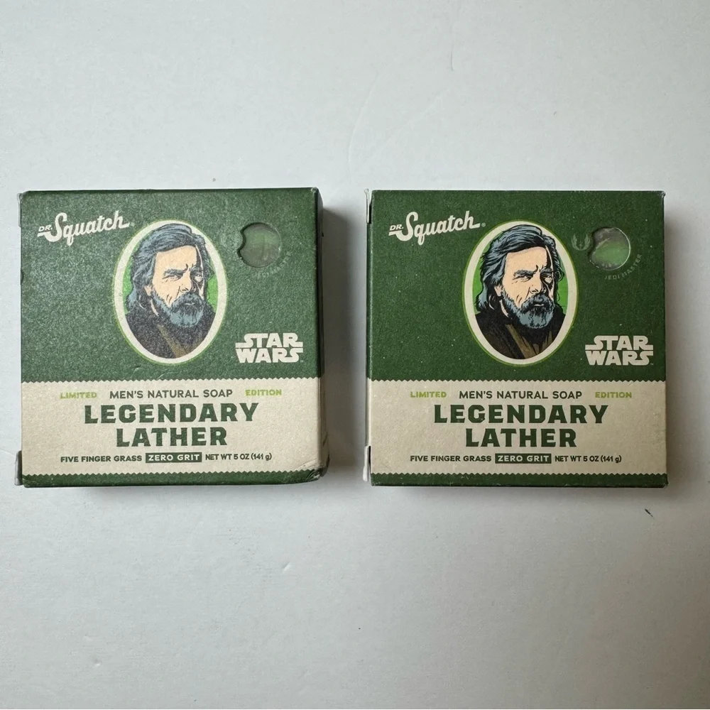 Dr. Squatch Legendary Lather Star Wars Natural Bar Soap for Men, 5 oz x 2